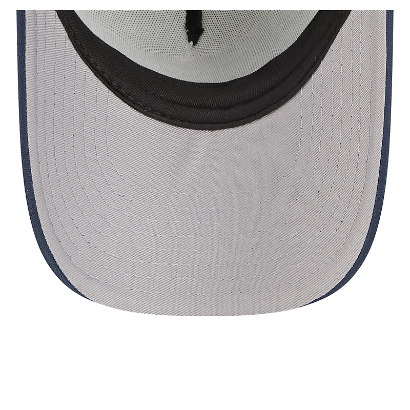 Casquette ajustable New Era blanche/bleu marine Dallas Cowboys Streak A-Frame 9FORTY pour tout-petit