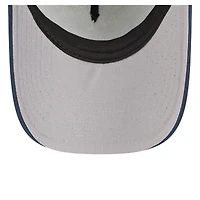Casquette ajustable New Era blanche/bleu marine Dallas Cowboys Streak A-Frame 9FORTY pour tout-petit