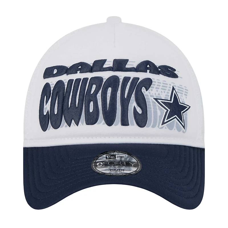 Casquette ajustable à cadre A 9FORTY à imprimé de l'équipe des Cowboys de Dallas de New Era pour tout-petit