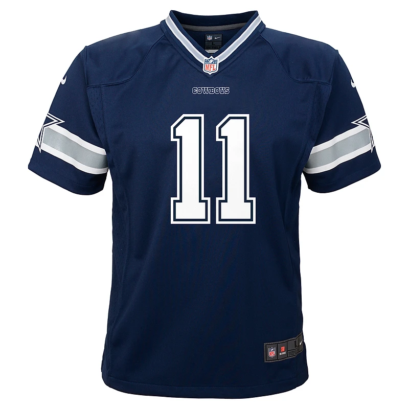 Maillot de match Nike Micah Parsons des Dallas Cowboys pour tout-petit, bleu marine