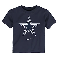 T-shirt Nike bleu marine Dallas Cowboys pour enfant avec logo principal Legend Performance