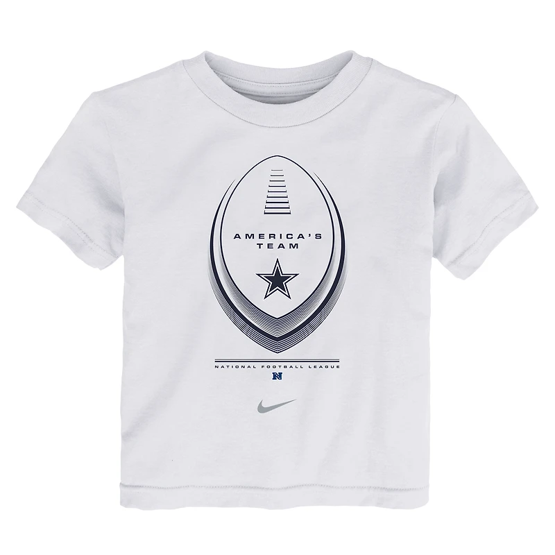 Toddler Nike  White Dallas Cowboys Icon Legend T-Shirt