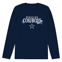 Ensemble de nuit Noël pour tout-petit Outerstuff bleu marine Dallas Cowboys marron