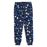 Toddler Outerstuff Navy Dallas Cowboys Chestnut Holiday Sleep Set