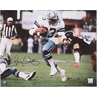 Tony Dorsett Dallas Cowboys Autographed 16" x 20" High Stepping vs. Pittsburgh Steelers Photograph