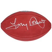 Ballon de football Duke en couleur autographié par Tony Dorsett des Dallas Cowboys