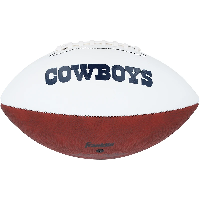 Tony Dorsett Dallas Cowboys Autographed Franklin White Panel Football with "HOF 94" Inscription