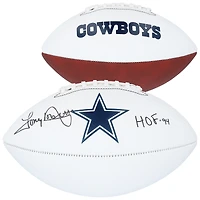 Tony Dorsett Dallas Cowboys Autographed Franklin White Panel Football with "HOF 94" Inscription 