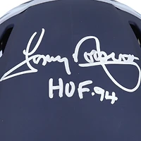Casque réplique Riddell AMP Alternate Speed ​​autographié par Tony Dorsett des Dallas Cowboys avec inscription « HOF »
