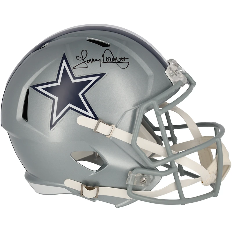 Casque réplique autographié Riddell Speed ​​des Dallas Cowboys par Tony Dorsett
