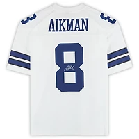Maillot blanc dédicacé Mitchell & Ness Legacy 1992 des Cowboys de Dallas par Troy Aikman