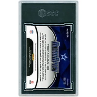 Troy Aikman Dallas Cowboys Autographed 2021 Panini Spectra Neon Green Prizm #RS-TA #7/20 SGC Authenticated 9/10 Card