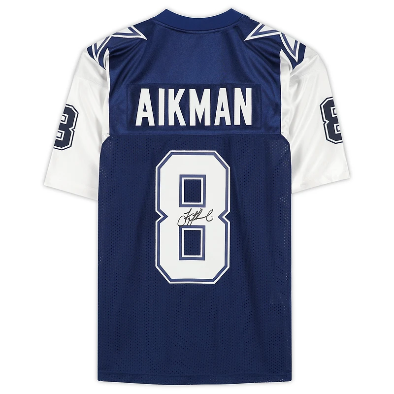 Troy Aikman Dallas Cowboys Autographed Alternate Mitchell & Ness Authentic Jersey