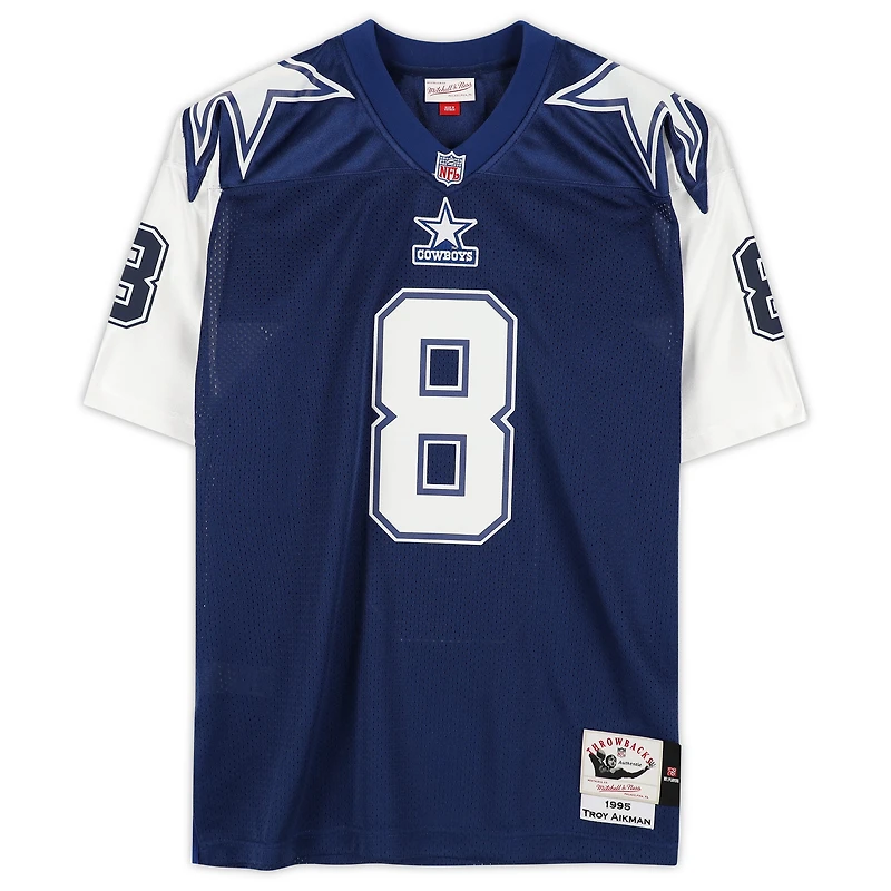 Troy Aikman Dallas Cowboys Autographed Alternate Mitchell & Ness Authentic Jersey