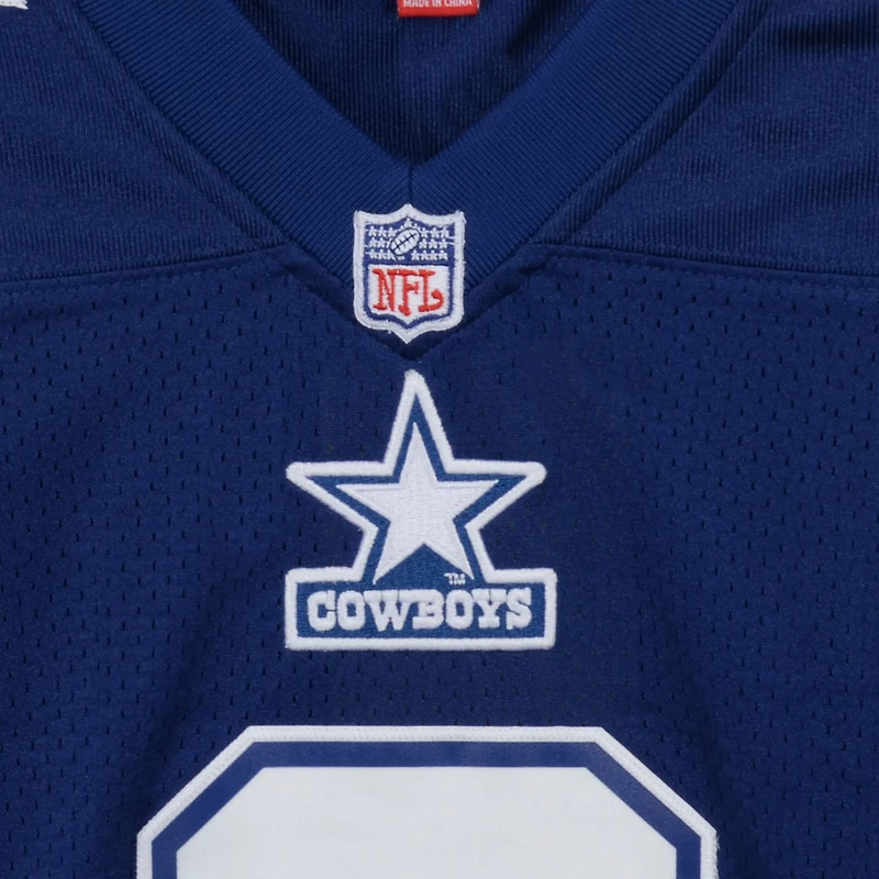 Troy Aikman Dallas Cowboys Autographed Blue Alternate Mitchell & Ness Authentic Jersey