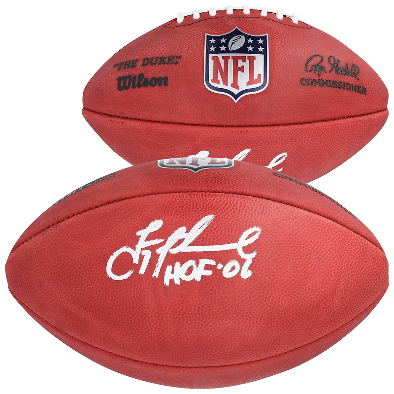 Troy Aikman, joueur de football américain autographié par les Cowboys de Dallas, Duke, en couleur, avec l'inscription « HOF 06 »