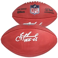 Troy Aikman, joueur de football américain autographié par les Cowboys de Dallas, Duke, en couleur, avec l'inscription « HOF 06 »
