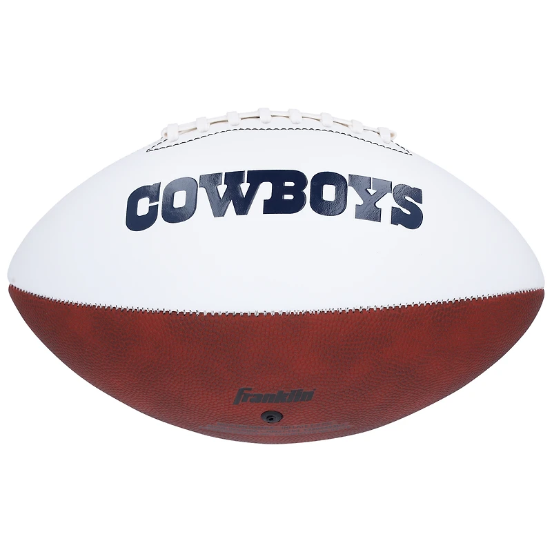 Troy Aikman Dallas Cowboys Autographed Franklin White Panel Football