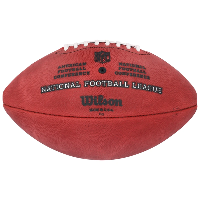 Troy Aikman Dallas Cowboys Ballon de football Duke en couleur autographié