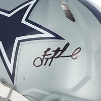 Casque Riddell Speed ​​authentique autographié par Troy Aikman des Cowboys de Dallas