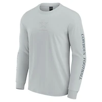 T-shirt unisexe gris à manches longues Fanatics des Cowboys de Dallas Elements Strive