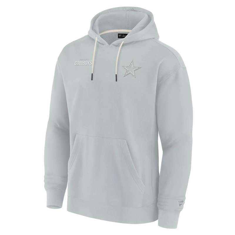 Sweat à capuche unisexe Fanatics gris Dallas Cowboys Elements en polaire super douce