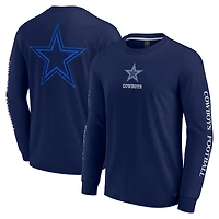 Unisex Fanatics Navy Dallas Cowboys Elements Strive Long Sleeve T-Shirt