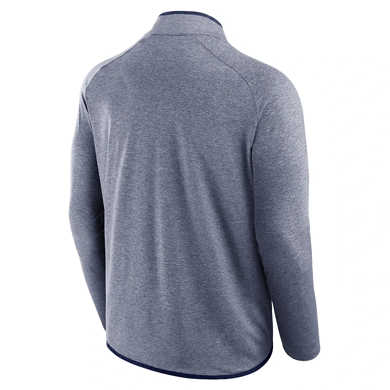 Unisex Fanatics Navy Dallas Cowboys Front Office Performance Primary Quarter-Zip Jacket
