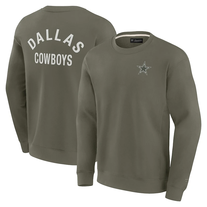 Sweat-shirt unisexe Fanatics Olive Dallas Cowboys Elements ultra doux