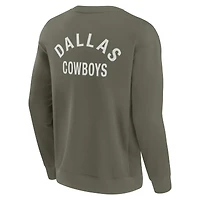 Sweat-shirt unisexe Fanatics Olive Dallas Cowboys Elements ultra doux