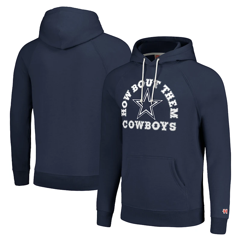 Unisex Homage Gray Dallas Cowboys Hyperlocal Raglan Pullover Hoodie