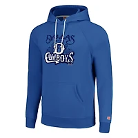 Sweat à capuche unisexe Hommage Royal Dallas Cowboys Hyperlocal Raglan