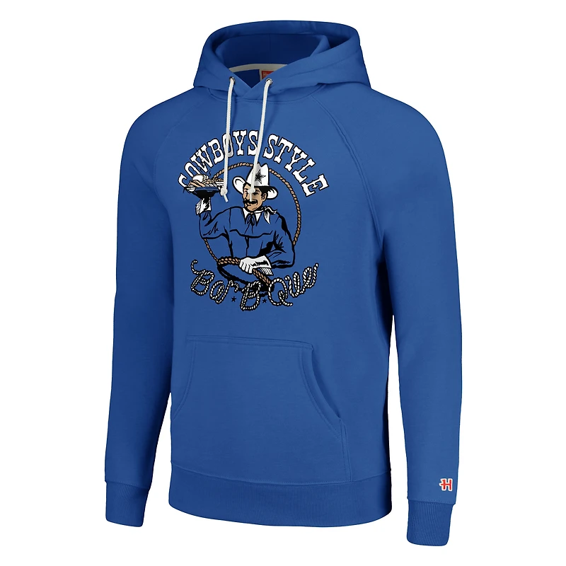 Unisex Homage Royal Dallas Cowboys NFL x Guy Fieri’s Flavortown Tri-Blend Pullover Hoodie