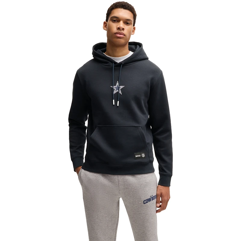 Unisex Hugo Boss Navy Dallas Cowboys Woodson Tri-Blend Hoodie