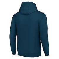 Unisex Starter Navy Dallas Cowboys Team Mesh Print Graphic Tri-Blend Pullover Hoodie