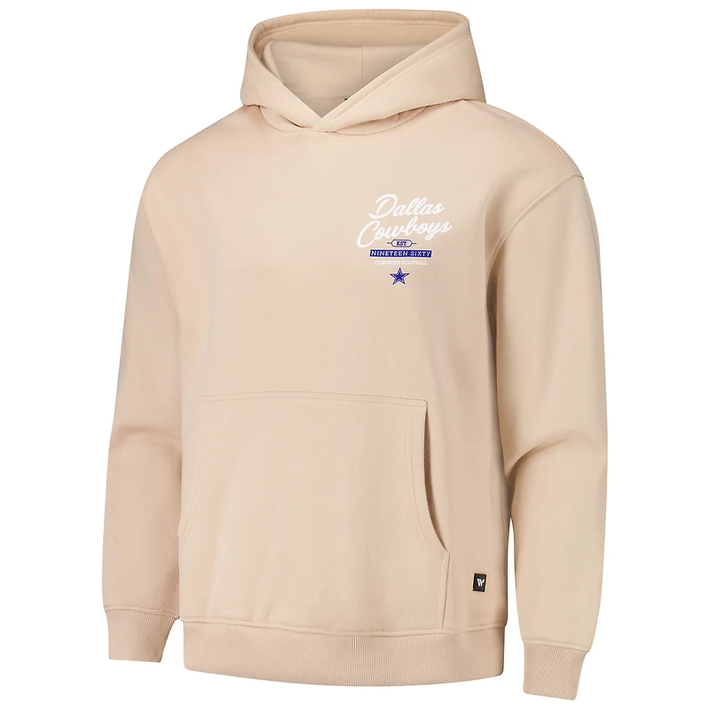 Sweat à capuche unisexe en polaire Dallas Cowboys de The Wild Collective Cream