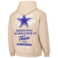 Sweat à capuche unisexe en polaire Dallas Cowboys de The Wild Collective Cream