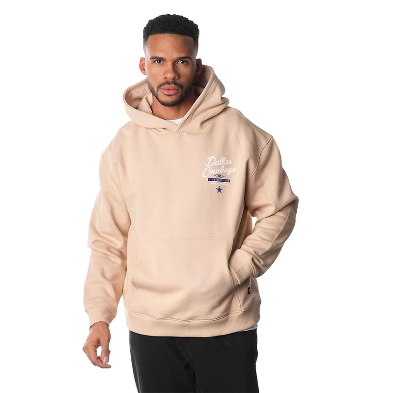 Unisex The Wild Collective Cream Dallas Cowboys Fleece Pullover Hoodie