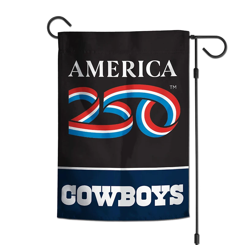 WinCraft Dallas Cowboys 12" x 18" Double-Sided America 250 Garden Flag
