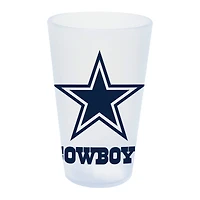 WinCraft Dallas Cowboys 16oz. Verre à pinte en silicone Icicle