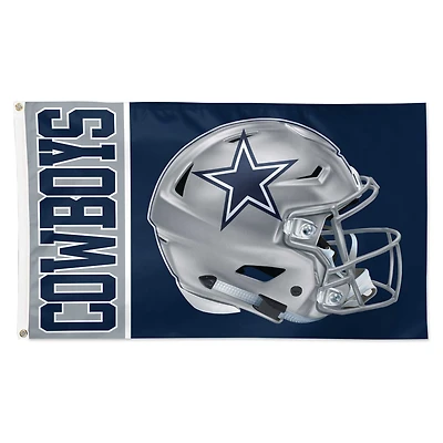 WinCraft Dallas Cowboys 3' x 5' Helmet Deluxe Single-Sided Flag