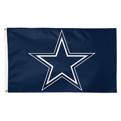 WinCraft Dallas Cowboys 3' x 5' Drapeau simple face avec logo principal