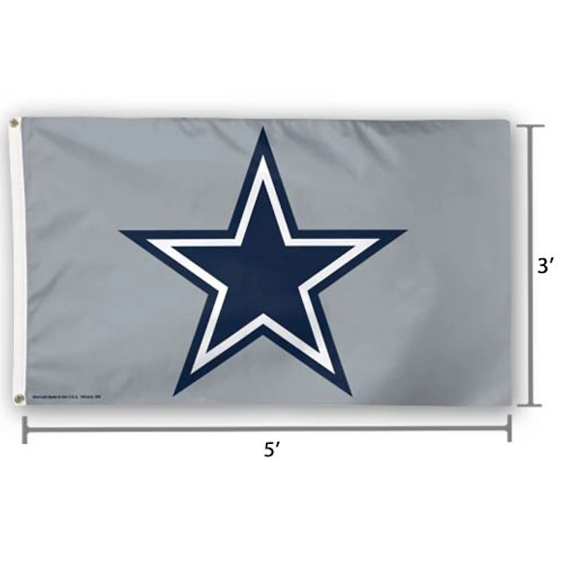Drapeau WinCraft Dallas Cowboys 3' x 5' Team Deluxe simple face