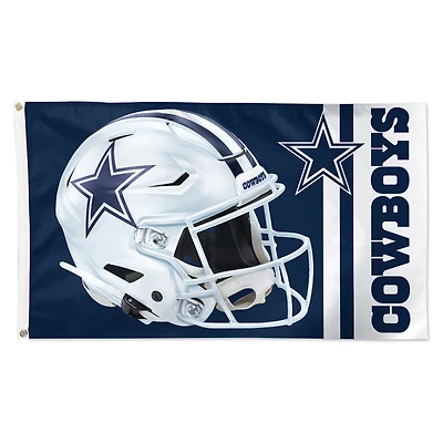 WinCraft Dallas Cowboys Casque alternatif simple face 3' x 5' Drapeau de luxe