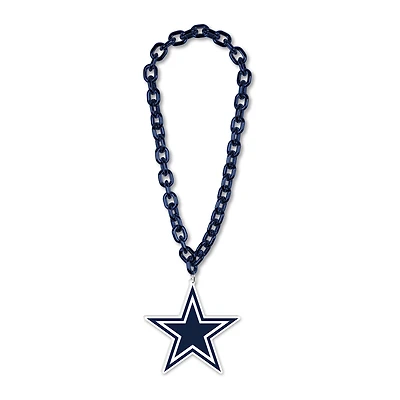 WinCraft Dallas Cowboys Collier en plastique avec logo à grande chaîne