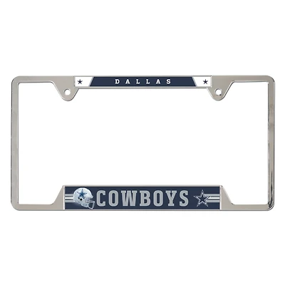 WinCraft  Dallas Cowboys Chrome Plated Metal License Plate Frame