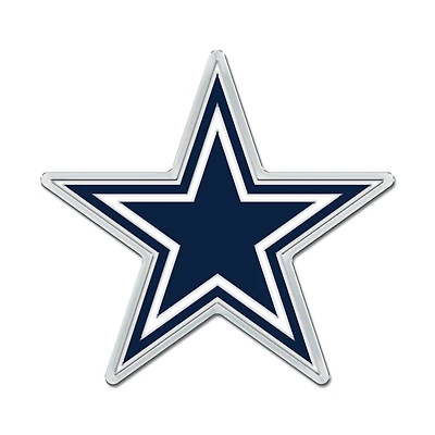WinCraft Dallas Cowboys Colored Chrome Auto Emblem