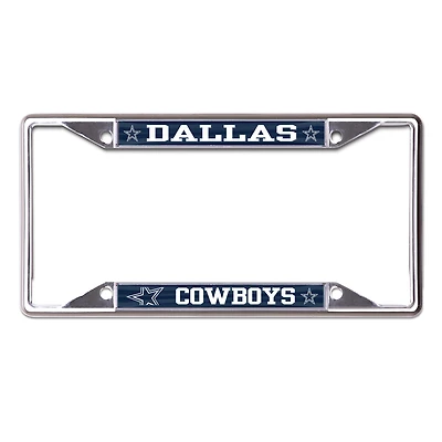 Cadre de plaque d'immatriculation en métal WinCraft Dallas Cowboys