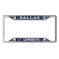 Cadre de plaque d'immatriculation en métal WinCraft Dallas Cowboys