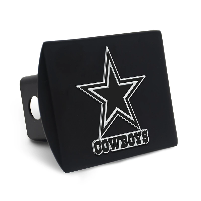 Housse d'attelage WinCraft Premium en métal chromé avec logo des Cowboys de Dallas